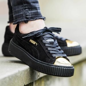 Puma x Fenty black suede creepers